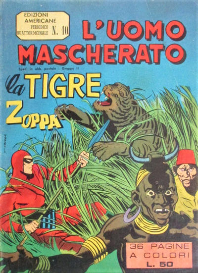 Cover for L'Uomo Mascherato [Avventure americane] (Edizioni Fratelli Spada, 1962 series) #10