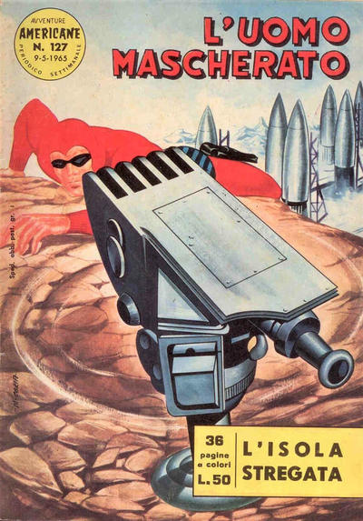 Cover for L'Uomo Mascherato [Avventure americane] (Edizioni Fratelli Spada, 1962 series) #127