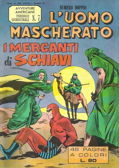 Cover for L'Uomo Mascherato [Avventure americane] (Edizioni Fratelli Spada, 1962 series) #7