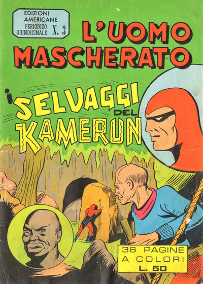 Cover for L'Uomo Mascherato [Avventure americane] (Edizioni Fratelli Spada, 1962 series) #3