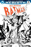 Cover Thumbnail for All Star Batman (2016 series) #1 [Scorpion Comics Barry Kitson Black and White Cover]