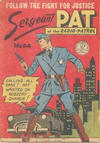 Cover for Sergeant Pat of the Radio-Patrol (Atlas, 1950 series) #54