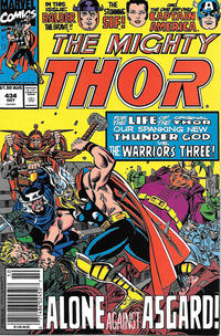Cover for Thor (Marvel, 1966 series) #434 [Australian]