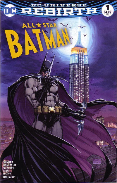Cover for All Star Batman (DC, 2016 series) #1 [Aspen Comics Michael Turner Color Cover]