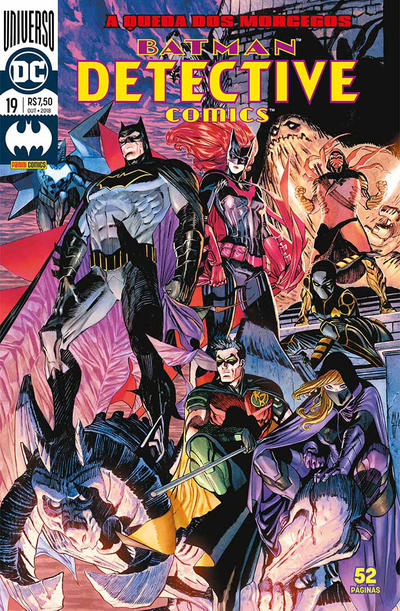 Cover for Detective Comics (Panini Brasil, 2017 series) #19