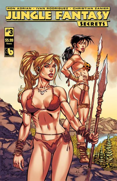 Cover for Jungle Fantasy: Secrets (Avatar Press, 2018 series) #3 [Vixens Cover]