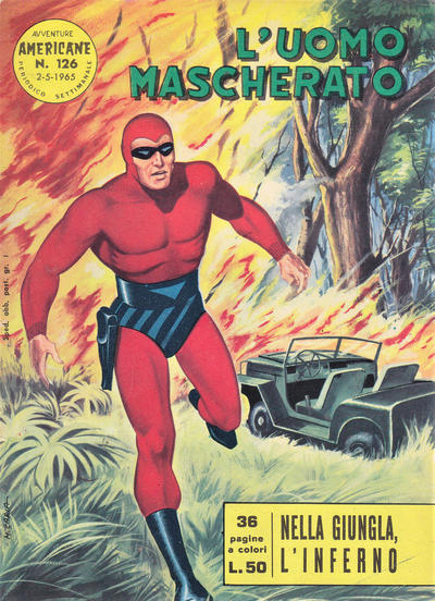 Cover for L'Uomo Mascherato [Avventure americane] (Edizioni Fratelli Spada, 1962 series) #126