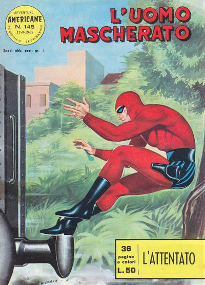 Cover for L'Uomo Mascherato [Avventure americane] (Edizioni Fratelli Spada, 1962 series) #145