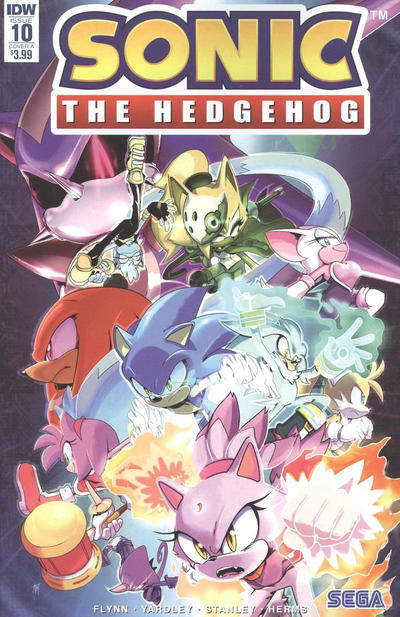 Cover for Sonic the Hedgehog (IDW, 2018 series) #10