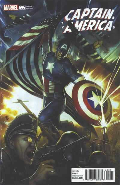 Cover for Captain America (Marvel, 2017 series) #695 [Adi Granov Cover]