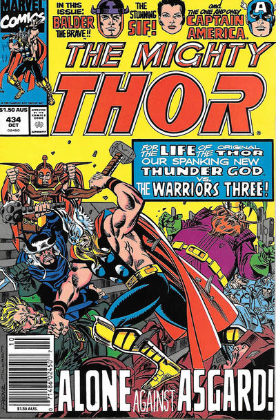 Cover for Thor (Marvel, 1966 series) #434 [Australian]