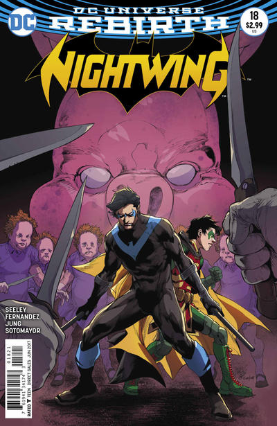 Cover for Nightwing (DC, 2016 series) #18 [Ivan Reis / Oclair Albert Cover]