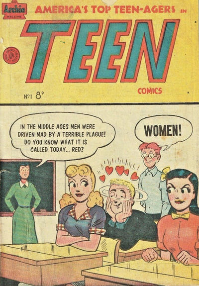 Cover for Teen Comics (H. John Edwards, 1950 ? series) #1