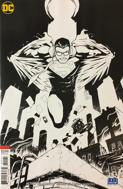 Cover for Action Comics (DC, 2011 series) #1001 [Patrick Gleason Inks Only Variant Cover]