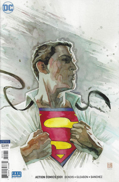 Cover for Action Comics (DC, 2011 series) #1001 [David Mack Variant Cover]