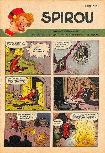 Cover for Spirou (Dupuis, 1947 series) #666
