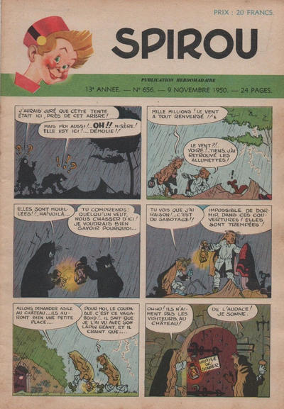 Cover for Spirou (Dupuis, 1947 series) #656