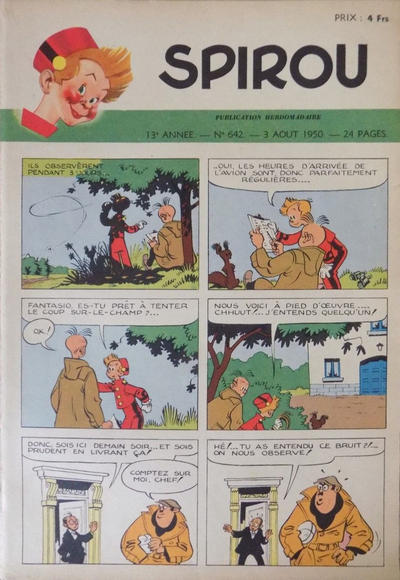 Cover for Spirou (Dupuis, 1947 series) #642