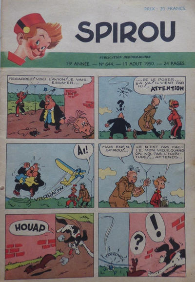 Cover for Spirou (Dupuis, 1947 series) #644