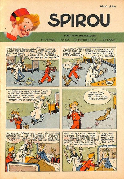 Cover for Spirou (Dupuis, 1947 series) #669