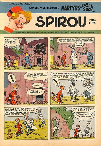 Cover for Spirou (Dupuis, 1947 series) #670