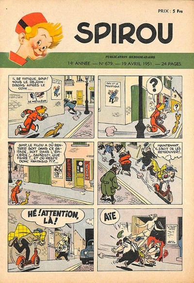 Cover for Spirou (Dupuis, 1947 series) #679
