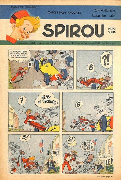 Cover for Spirou (Dupuis, 1947 series) #712