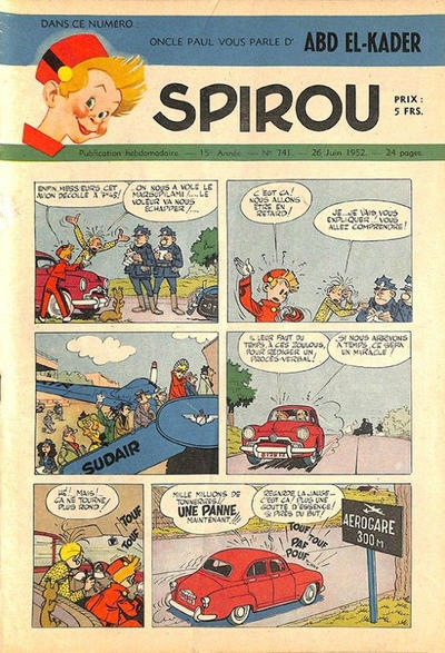 Cover for Spirou (Dupuis, 1947 series) #741