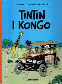Cover for Tintins äventyr (Carlsen/if [SE], 1972 series) #22 - Tintin i Kongo