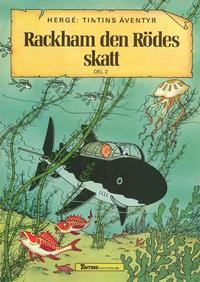 Cover Thumbnail for Tintins äventyr (Nordisk bok, 1984 series) #TT002/862; [214] - Rackham den rödes skatt del 2