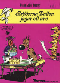 Cover Thumbnail for Lucky Lukes äventyr (Nordisk bok, 1984 series) #T-035 [222] - Bröderna Dalton jagar ett arv