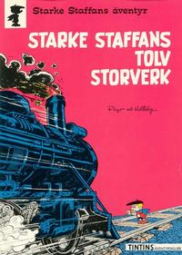 Cover Thumbnail for Starke Staffans äventyr (Nordisk bok, 1985 series) #T-077 [268] - Starke Staffans tolv storverk