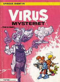 Cover for Spirous äventyr (Nordisk bok, 1984 series) #[294] - Virusmysteriet