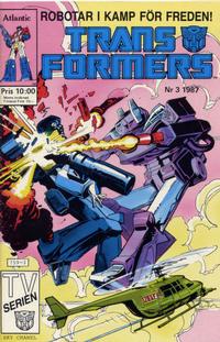 Cover Thumbnail for Transformers (Atlantic Förlags AB, 1987 series) #3/1987