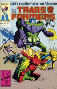 Cover Thumbnail for Transformers (Atlantic Förlags AB, 1987 series) #5/1987