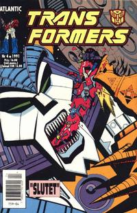 Cover Thumbnail for Transformers (Atlantic Förlags AB, 1987 series) #4/1991