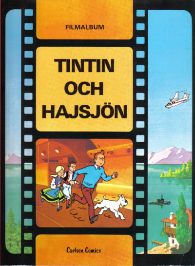 Cover for Tintins äventyr (Carlsen/if [SE], 1972 series) #20 - Tintin och hajsjön