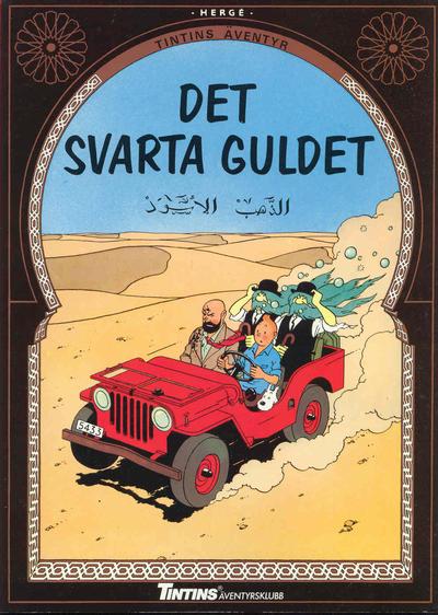 Cover for Tintins äventyr (Nordisk bok, 1984 series) #T-053; [232] - Det svarta guldet