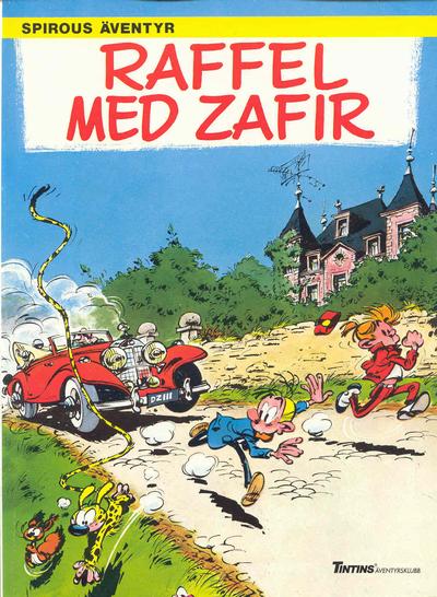 Cover for Spirous äventyr (Nordisk bok, 1984 series) #T-071 [257] - Raffel med Zafir