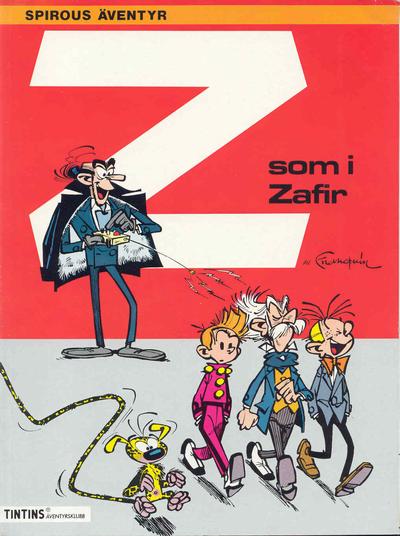 Cover for Spirous äventyr (Nordisk bok, 1984 series) #T-088; [282] - Z som i Zafir