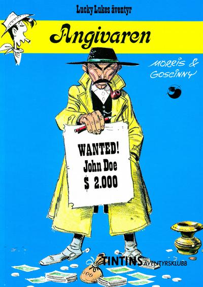 Cover for Lucky Lukes äventyr (Nordisk bok, 1984 series) #T-093; T-007b [287] - Angivaren
