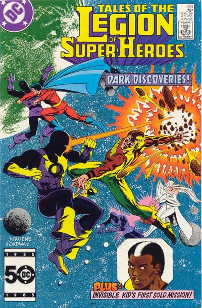 Cover for Tales of the Legion of Super-Heroes (DC, 1984 series) #324 [Direct]