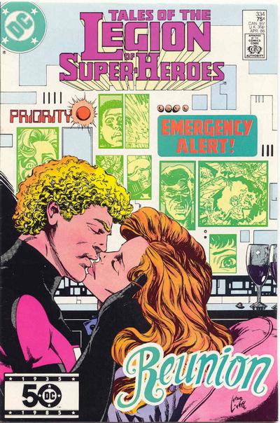 Cover for Tales of the Legion of Super-Heroes (DC, 1984 series) #334 [Direct]