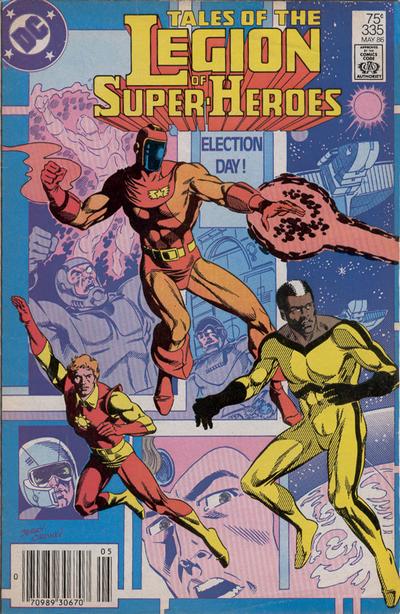 Cover for Tales of the Legion of Super-Heroes (DC, 1984 series) #335 [Newsstand]