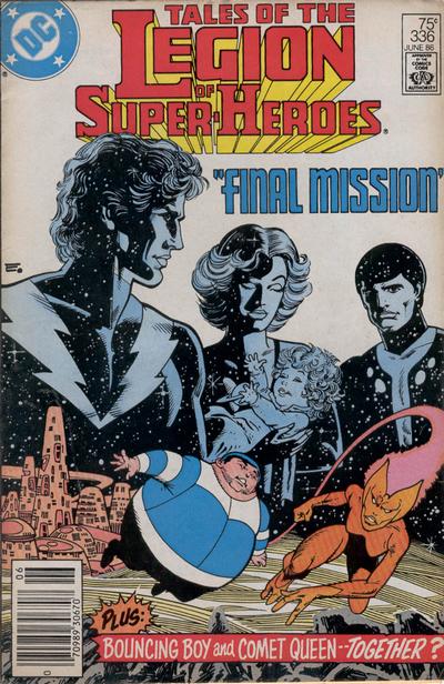 Cover for Tales of the Legion of Super-Heroes (DC, 1984 series) #336 [Newsstand]