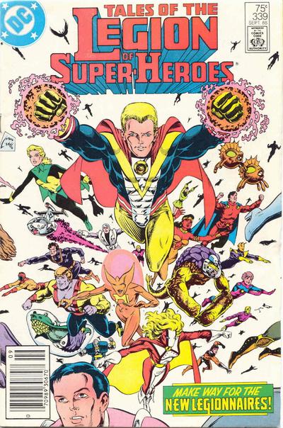 Cover for Tales of the Legion of Super-Heroes (DC, 1984 series) #339 [Newsstand]