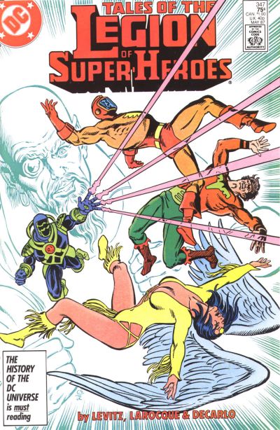 Cover for Tales of the Legion of Super-Heroes (DC, 1984 series) #347 [Direct]