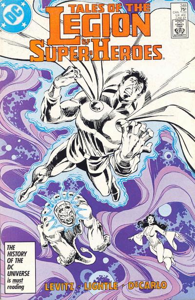Cover for Tales of the Legion of Super-Heroes (DC, 1984 series) #348 [Direct]