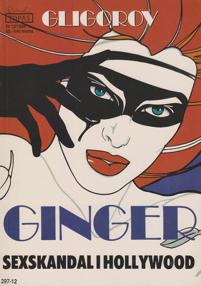 Cover for Topas (Epix, 1988 series) #12 - Ginger  – Sexskandal i Hollywood