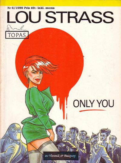 Cover for Topas (Epix, 1988 series) #18 - Lou Strass – Only you